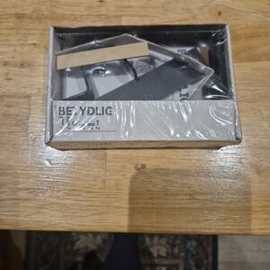 New IKEA BETYDLIG Black Curtain Rod Holder Bracket Adjustable Wall Ceiling